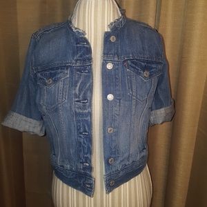 Levis Women's Collarless Trucker Jacket